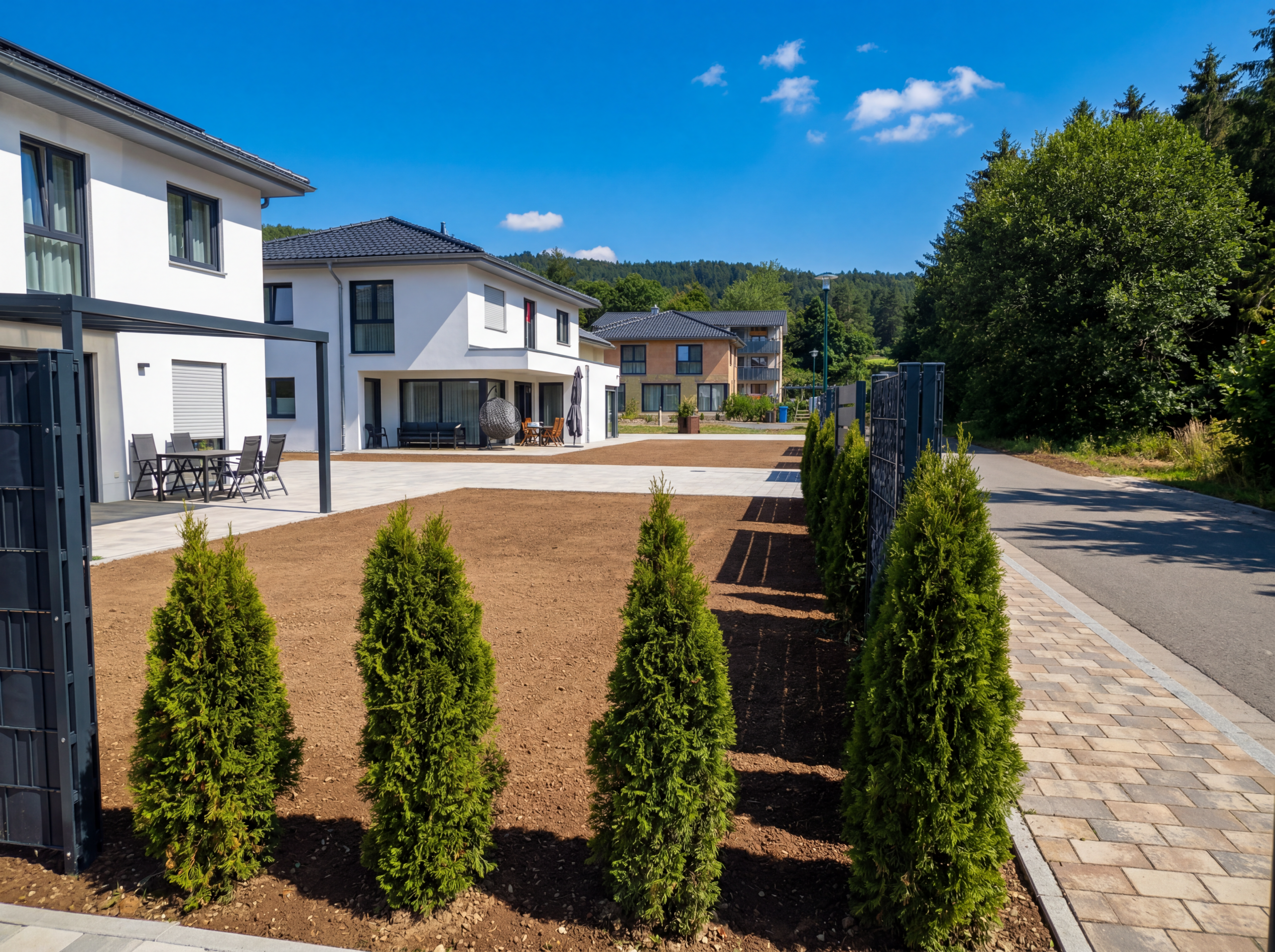 Rollrasen & Bepflanzung 7